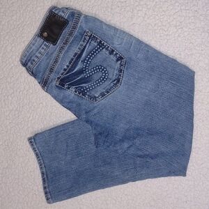 Silver Aiko Capris Size 29